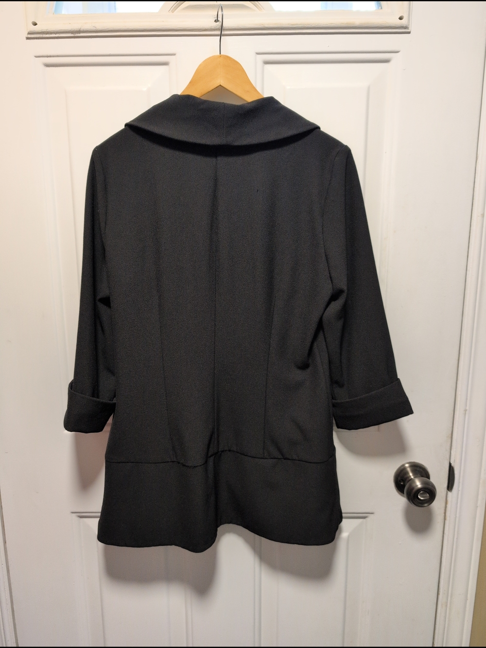 Dynamite Black Open Front Blazer - Picture 6 of 8